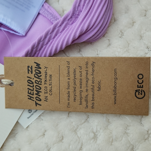 Nwt Billabong Tanlines Lulu Bandeau Bikini Top - Picture 12 of 13